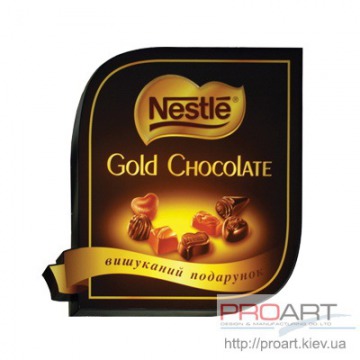 Фігурний лайтбокс Nestle Gold Chocolate